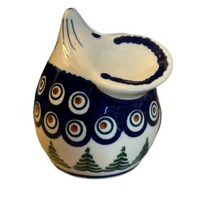 Boleslawiec Made in Poland Painted Ceramic Mouse Bank